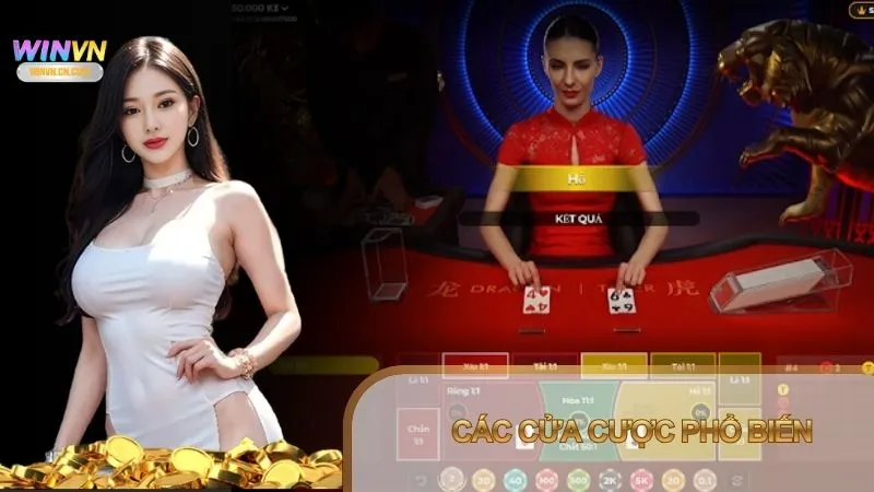 Rồng Hổ cung cấp nhiều cửa cược với tỷ lệ trả thưởng và mức độ rủi ro khác nhau